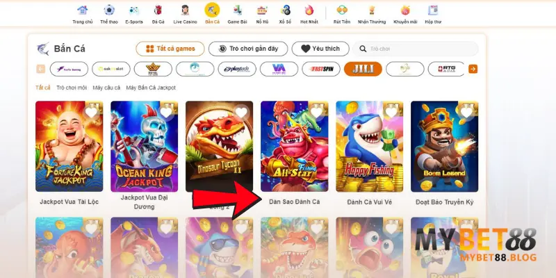 Dàn Sao Đánh Cá: Trải Nghiệm Đại Dương Kỳ Bí, Hấp Dẫn 4 Hướng dẫn tham gia Dàn Sao Đánh Cá tại Mybet88 đơn giản nhất